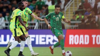سالم الدوسري نجم المنتخب السعودي