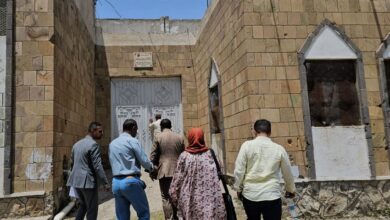 اللجنة الوطنية للتحقيق تطلع على اوضاع (951) من نزلاء السجن المركزي في تعز
