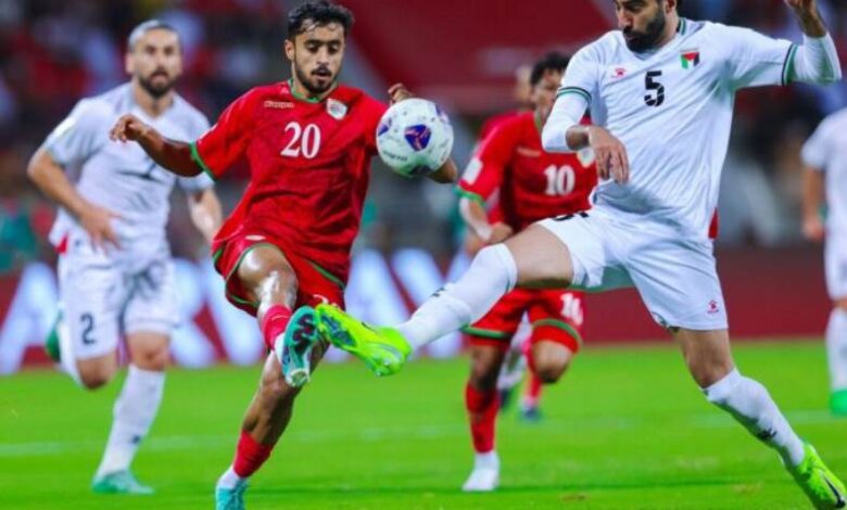 فلسطين أمام سلطنة عمان