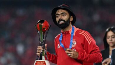 حسين الشحات لاعب الأهلي