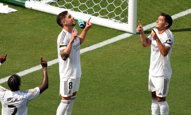ريال مدريد يتجاوز باتشوكا بثلاثية ويحقق فوزه الأول في مونديال الأندية رغم النقص العددي