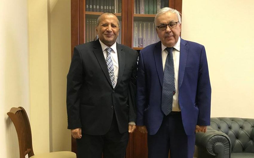 سفير اليمن يناقش مع نائب وزير الخارجية الروسي تطورات الاوضاع في اليمن