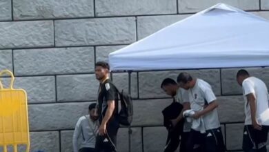 ياسر إبراهيم يغادر مران الأهلي