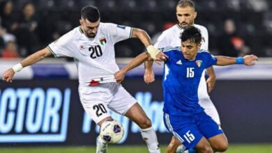 منتخب فلسطين وعمان