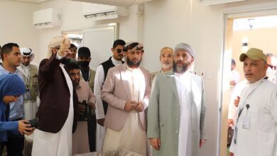 وزير الأوقاف والإرشاد يتفقد مخيمات حجاج اليمن في المشاعر المقدسة