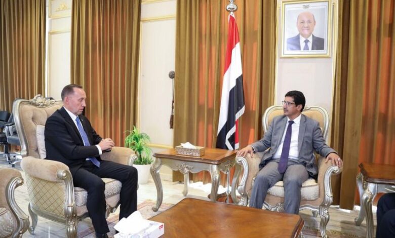 وكيل وزارة الخارجية يبحث مع السفير الأوكراني تعزيز العلاقات الثنائية