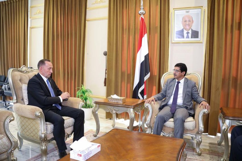وكيل وزارة الخارجية يبحث مع السفير الأوكراني تعزيز العلاقات الثنائية
