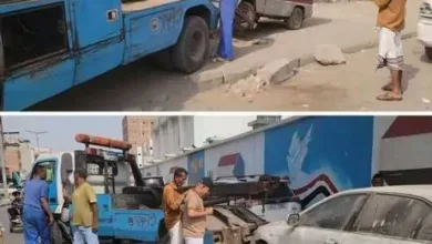 اخبار-اليمن-الان-|-حملة-شاملة-لرفع-السيارات-المتهالكة-في-مديرية-المنصورة-بعدن