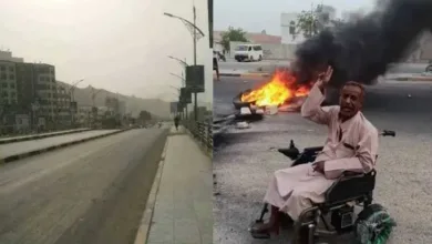 اخبار-اليمن-الان-|-إغلاق-الطرقات-والمتاجر-والمؤسسات.-عصيان-مدني-شامل-يضرب-المكلا-واحتجاجات-غاضبة-ضد-الانتقالي-والمحافظ