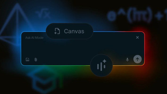 Google AI Mode يحصل على ميزات جديدة تشمل Search Live Video وCanvas ورفع ملفات PDF