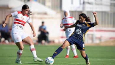 مباراة الأهلي والزمالك في دوري الكرة النسائية - صورة ارشيفية