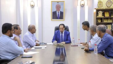 اجتماع يناقش اوضاع قطاع الشباب والرياضة في الضالع