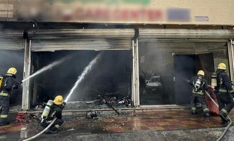 الدفاع المدني يباشر إخماد حرائق اندلعت في في مناطق المملكة
