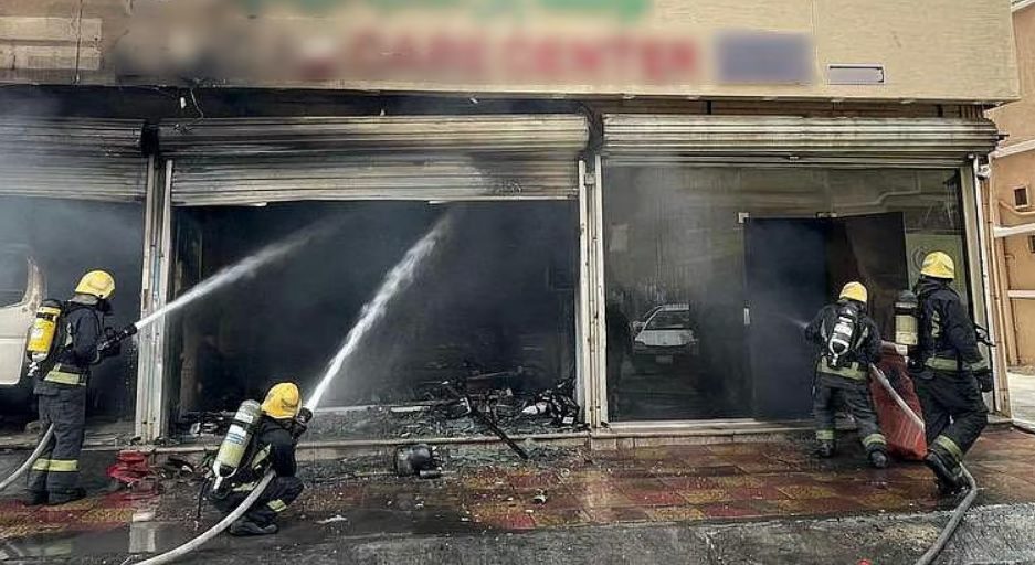 الدفاع المدني يباشر إخماد حرائق اندلعت في في مناطق المملكة