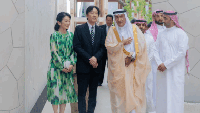 ولي عهد اليابان وحَرَمه يزوران جناح المملكة في إكسبو 2025