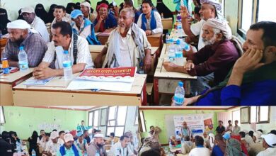 أمين عام المجلس المحلي بالمضاربة يدشن الدورة التدريبية للعاملين والمشرفين في حملة شلل الأطفال