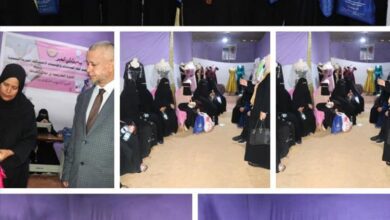 اتحاد الجمعيات والمؤسسات يختتم دورة تدريبية في مجال الخياطة بعدن