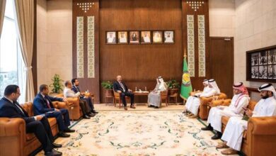 البديوي يبحث مع الزبيدي تطورات الأوضاع في اليمن ويؤكد دعم مجلس التعاون للجهود الإنسانية
