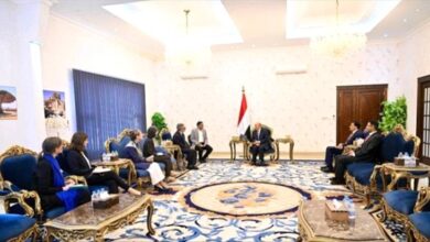 الرئيس العليمي يكشف أمر صادم وغير متوقع خلال لقائه بسفراء الاتحاد الأوروبي في قصر معاشيق