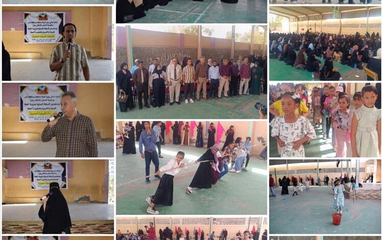 السقاف وجاوي يدشنان المخيمات الصيفية بمدارس المعلا