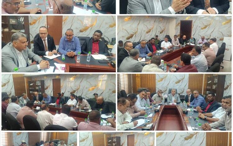السلطة المحلية بعدن  والمفوضية السامية تؤكدان أهمية الإسراع  بتنفيذ مشروع الصرف الصحي لخدمة اللاجئين والمجتمع المضيف