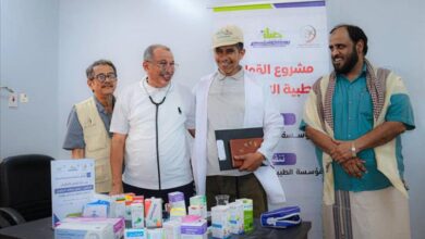 العجيلي يدشن أعمال القافلة الطبية التخصصية بالمركز الصحي حلفون