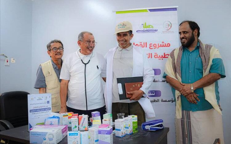العجيلي يدشن أعمال القافلة الطبية التخصصية بالمركز الصحي حلفون