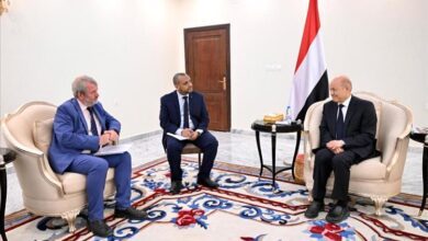 العليمي يبحث مع "اليونيسف" عن حلول عاجلة لأزمة المياه في تعز