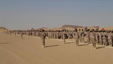 القوات المشتركة في قطاع عارين بمحور عتق شبوة تدشن المرحلة الثانية من العام التدريبي 2025م