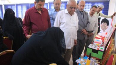 المدير " أبوفطيم "يشيد بالبرنامج التدريبي لإعداد الألعاب التربوية من خامات البيئة المحلية لرياض الاطفال بحضرموت