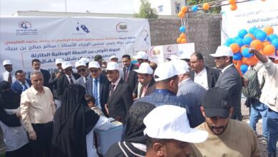 بحضور رئيس الوزراء ووزير الصحة.. تدشن الجولة الثانية من حملة التحصين ضد شلل الأطفال