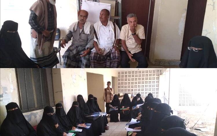 تدشين الدورة التدريبية للعاملين الصحيين في حملة التحصين ضد شلل الأطفال بمديرية مودية