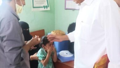 تدشين حملة التطعيم ضد شلل الأطفال بمديرية يهر
