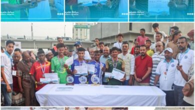 تضامن حضرموت يسيطر على المراكز الأولى  لبطولة السباحة في المياه المفتوحة