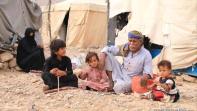 تقرير أممي: النازحون في اليمن واجهوا صدمات أضعفت قدرتهم للحصول على الغذاء