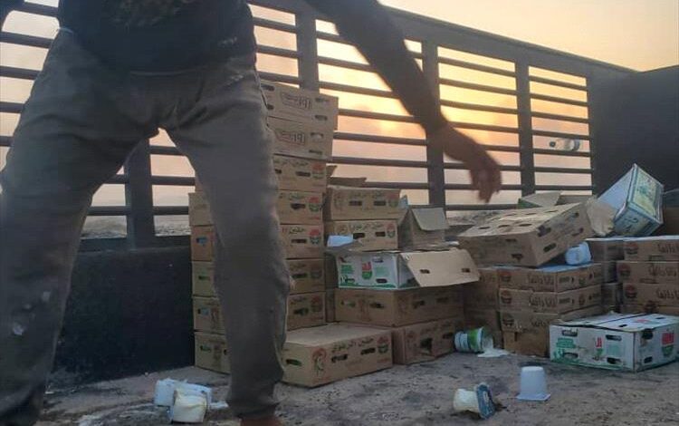 توجيهات بتكثيف الرقابة على الزبادي في مديرية عتق .. وإتلاف طن من المنتجات الفاسدة