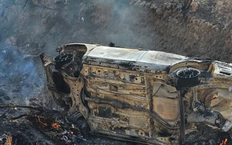 حادث انقلاب سيارة يؤدي بحياة شاب في دوعن