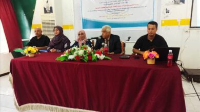 رئيس جامعة لحج يدشن ورشة تقييم برامج الدراسات العليا بكلية صبر للعلوم والتربية