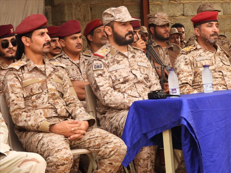 صعدة : اللواء الركن محمد العجابي يشهد تخرج الدفعة الثانية أسلحة مشتركة وهندسة ألغام