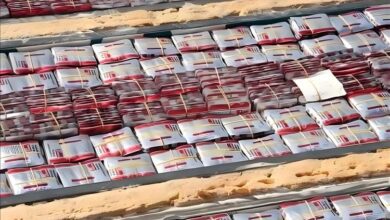 ضبط أكثر من 15 ألف قرص كبتاغون مخبأة داخل ملابس نسائية بمنفذ الوديعة