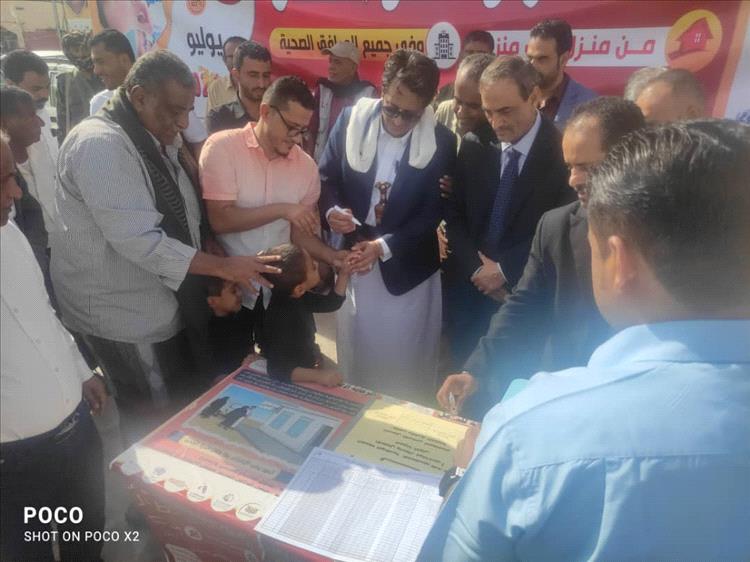 عاجل .. انطلاقة الحملة الطارئة لتحصين اكثر من 123 الف طفل بشبوة