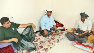 عقب تدشين العمل لانشأ مركز غسيل الكلى في مديرية المحفد بدعم من فاعل خير..