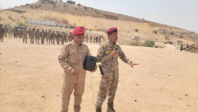 قائد الوية الدعم والاسناد يتفقد جاهزية اللواء الاول دعم واسناد في مديرية المحفد