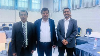 قاسم الثوباني يشارك ضمن وفد محافظة المهرة في ورشة العمل الخاصة بإعمار مديرية حصوين بعد إعصار تيج