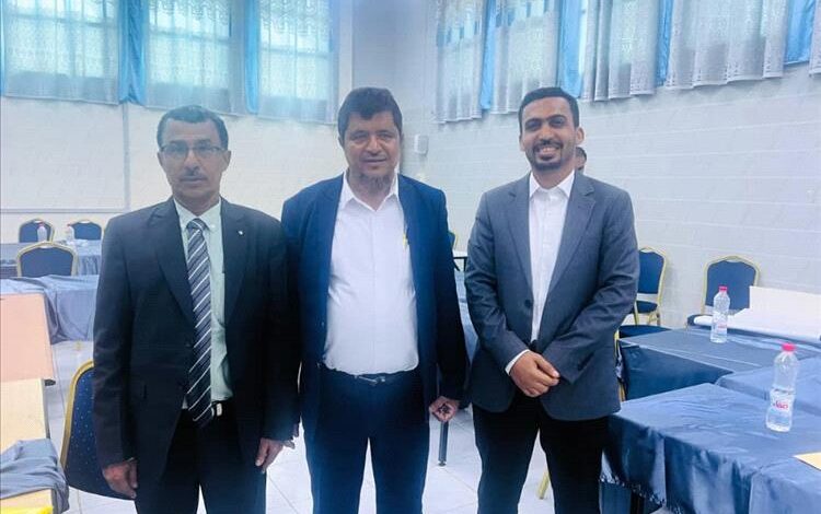 قاسم الثوباني يشارك ضمن وفد محافظة المهرة في ورشة العمل الخاصة بإعمار مديرية حصوين بعد إعصار تيج