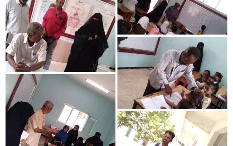 قيادة مكتب التربية والتعليم بخنفر تزور المخيم الصيفي في مدرسة أبناء الفلاحين