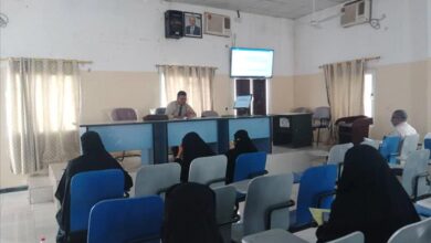 كلية الحاسوب وتقنية المعلومات بجامعة أبين تختتم دورة تدريبية في توصيف البرامج الأكاديمية والمقررات الدراسية