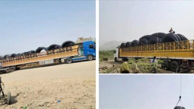 لحج.. الصليب الأحمر يوصل شحنة جديدة من إمدادات المياه إلى طور الباحة
