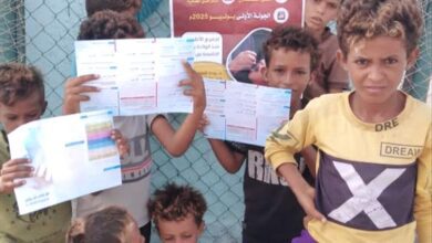 لليوم الثاني تتواصل الحملة التثقيفية المصاحبة لحملة التحصين ضد مرض شلل الأطفال بالمضاربة