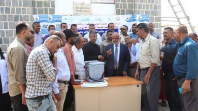 محافظ الحديدة يدشن حملة التحصين ضد مرض الكوليرا
